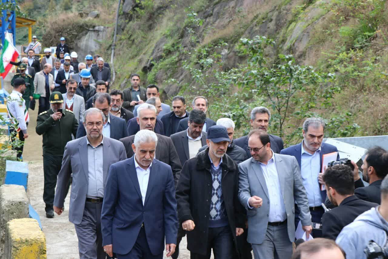 بازدید وزیر نیرو از سد شفارود بازدید وزیر نیرو از سد شفارود