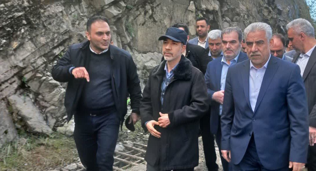 بازدید وزیر نیرو از سد شفارود بازدید وزیر نیرو از سد شفارود