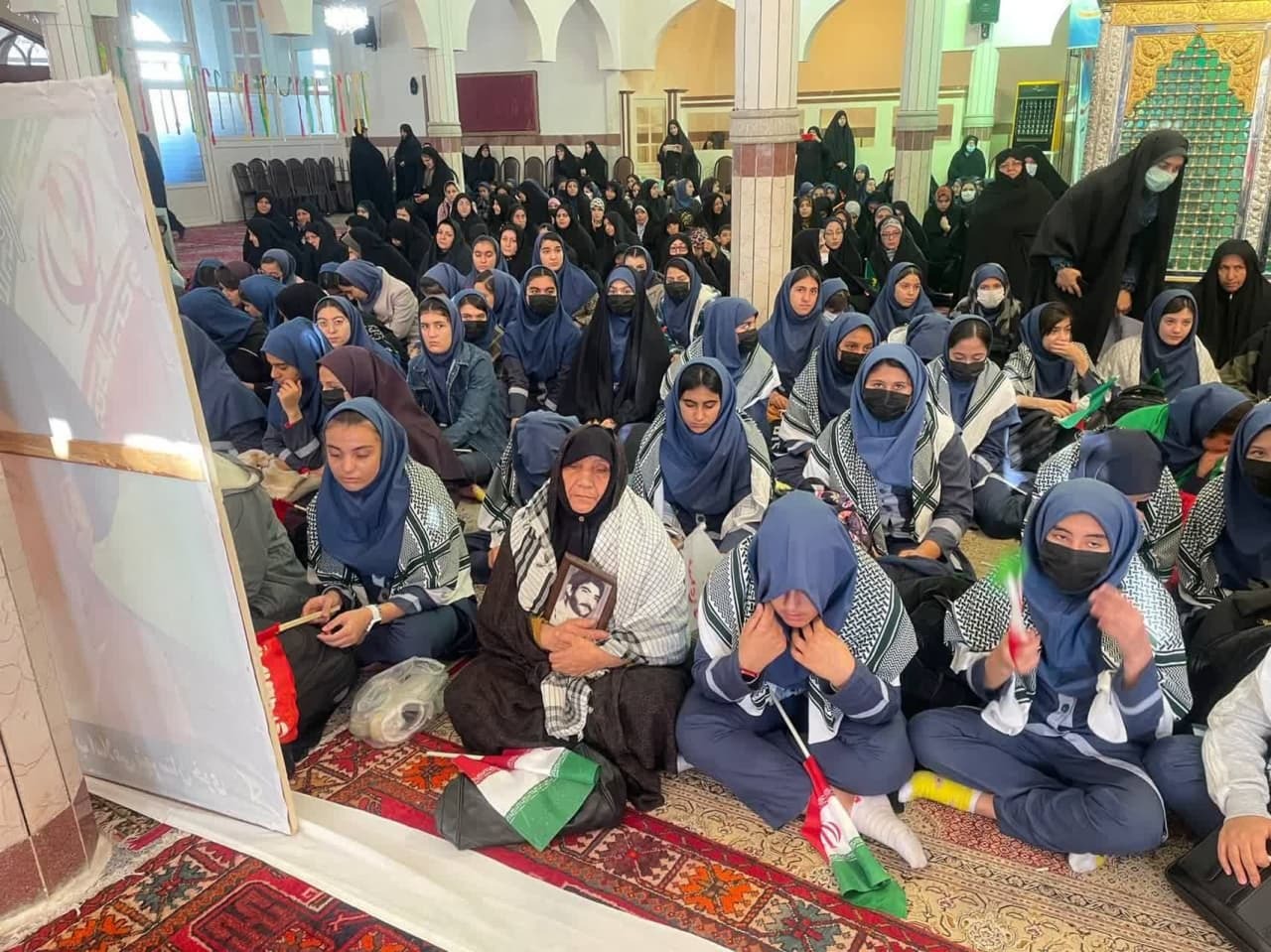 اجتماع دختران حاج قاسم سلیمانی در خوی