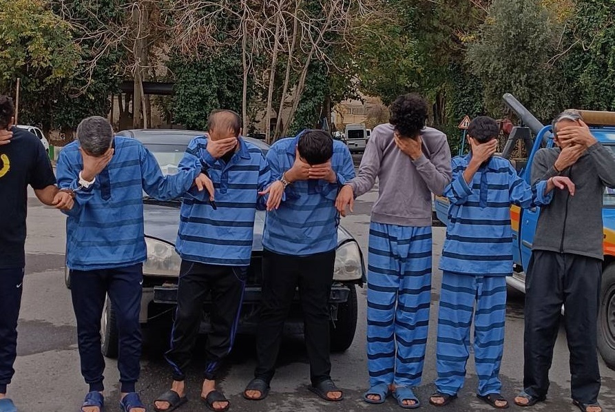 *انهدام باند ۸ نفره سرقت خودرو در تهران *انهدام باند ۸ نفره سرقت خودرو در تهران