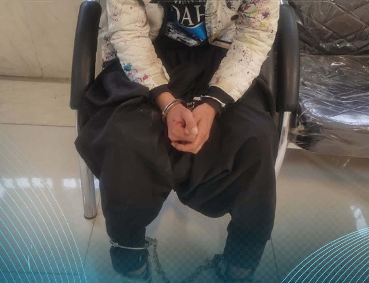 دستگیری قاتل ۲۰ ساله در شیروان کمتر از نیم ساعت