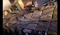 کشف محموله بزرگ سلاح و مهمات در استان سمنگان افغانستان