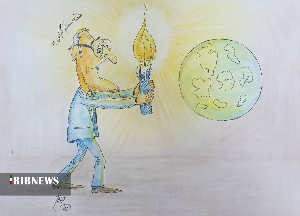 سیمای معلم در آثار کاریکاتوریست اردبیلی