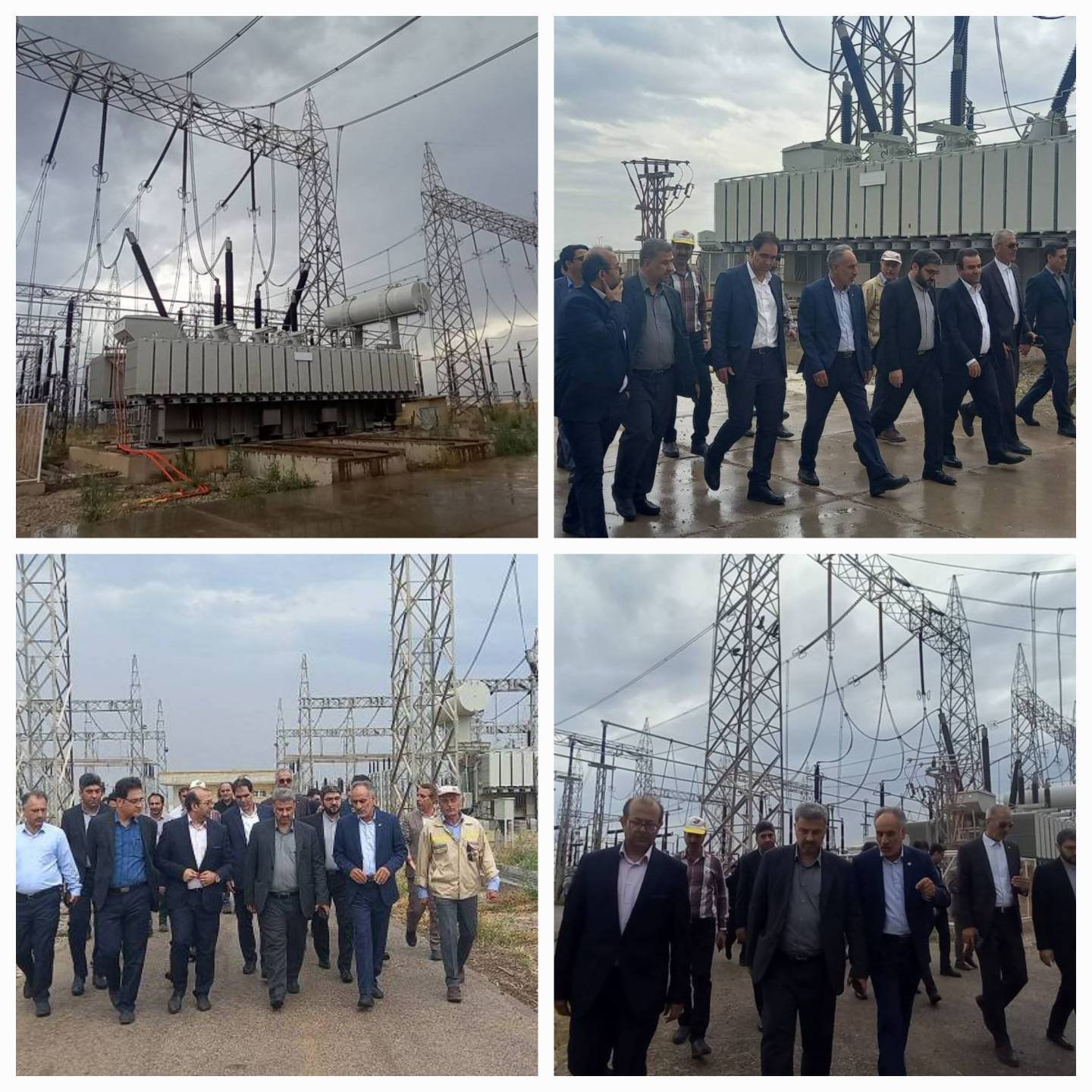 بازدید مدیر عامل توانیر از ساخت پست‌های برق شهید هاشمی و شمال غرب اهواز