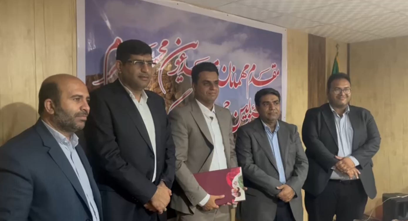 معارفه نخستین شهردار شمیل معارفه نخستین شهردار شمیل