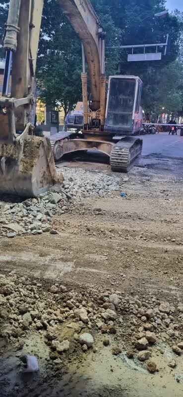 حادثه نشست دوباره زمین در خیابان میر شهر اصفهان