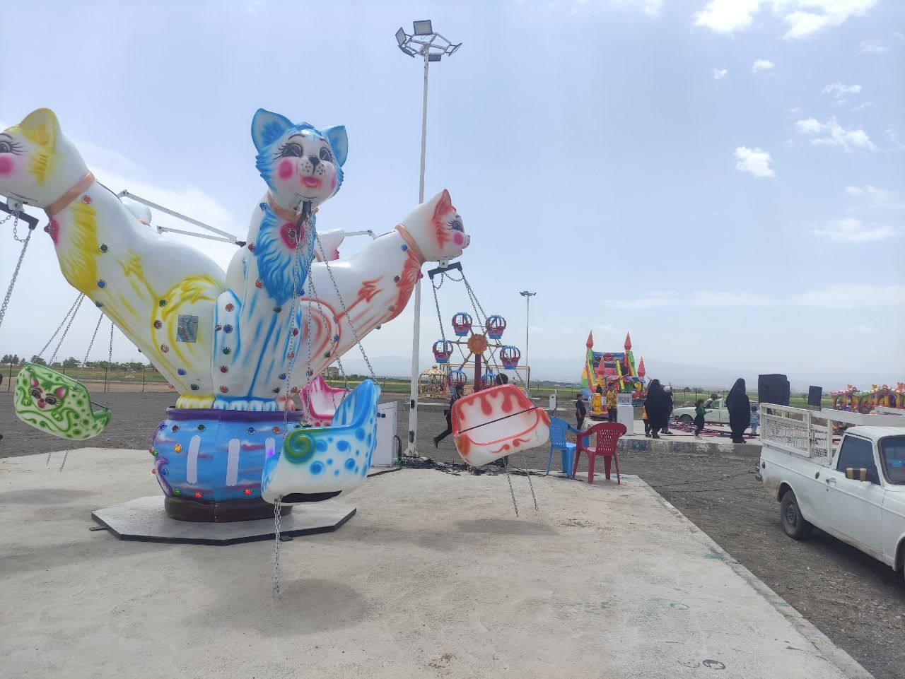 راه اندازی اولین شهربازی شهرستان جوین