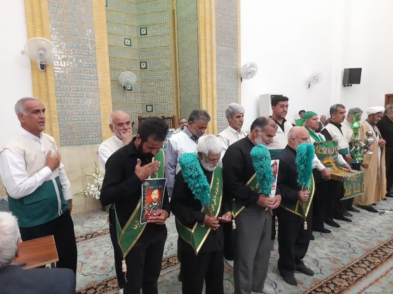 مراسم بزرگداشت شهدای راسک و دمشق در میبد مراسم بزرگداشت شهدای راسک و دمشق در میبد