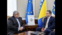دیدار رئیس شورای ریاست جمهوری بوسنی با سفیر ایران در سارایوو