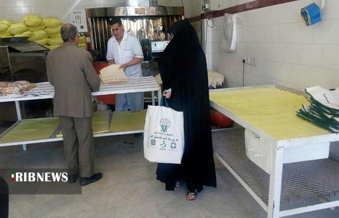 آغاز طرح جایگزینی کیسه‌های پارچه‌ای در نانوایی‌های بروجرد