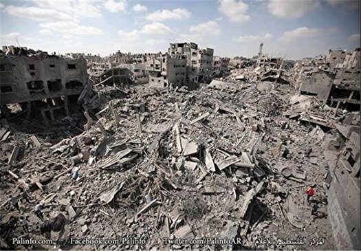 پاکسازی غزه از آوار و بمب‌ها ۱۴ سال طول می‌کشد