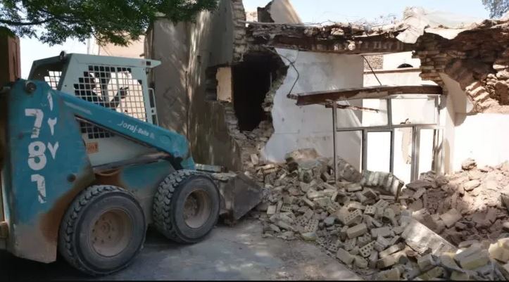 آزادسازی حریم حصار آل مظفر در یزد