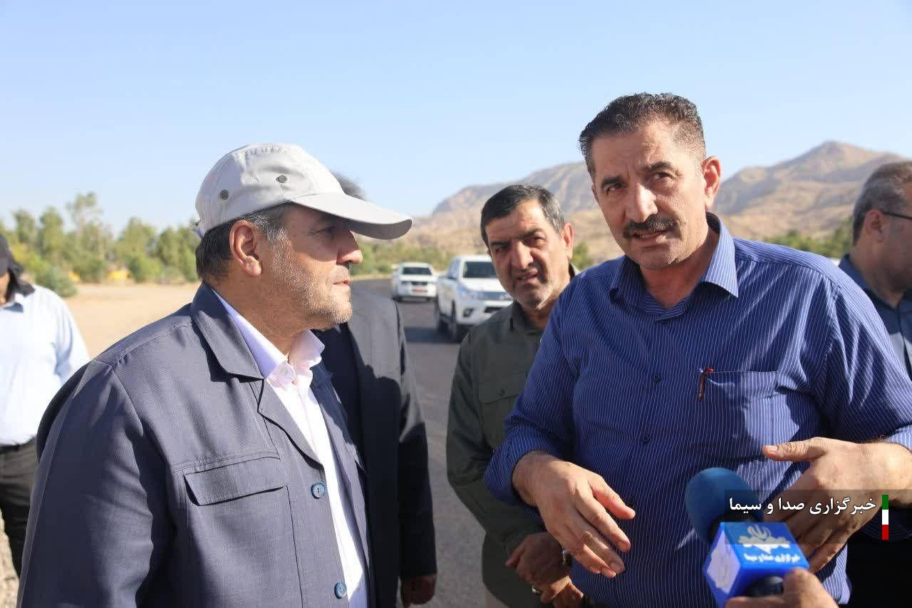 بازدید استاندار ایلام از زیر ساخت های اربعین