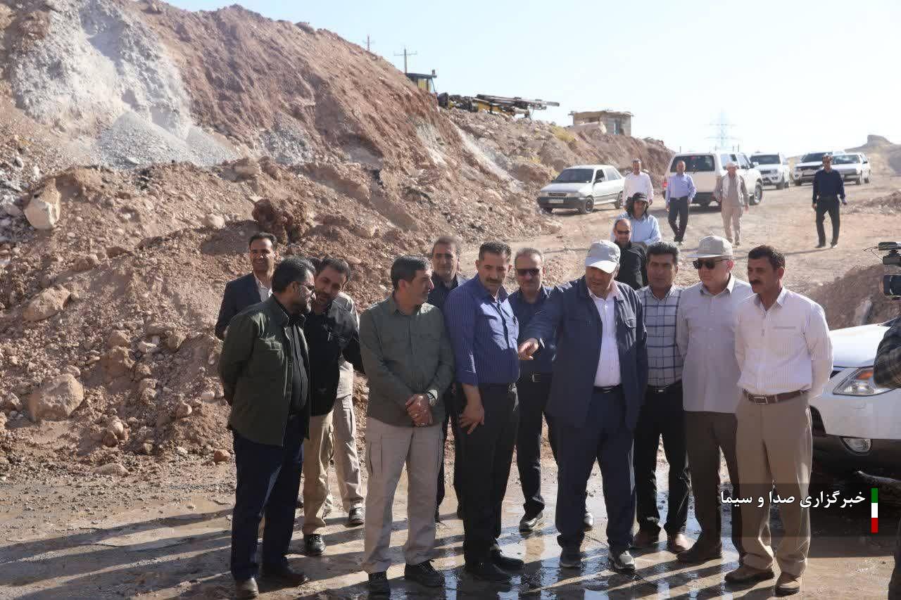 بازدید استاندار ایلام از زیر ساخت های اربعین