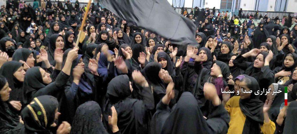 سوگواری بانوان چرامی برای رئیس جمهور شهید سوگواری بانوان چرامی برای رئیس جمهور شهید