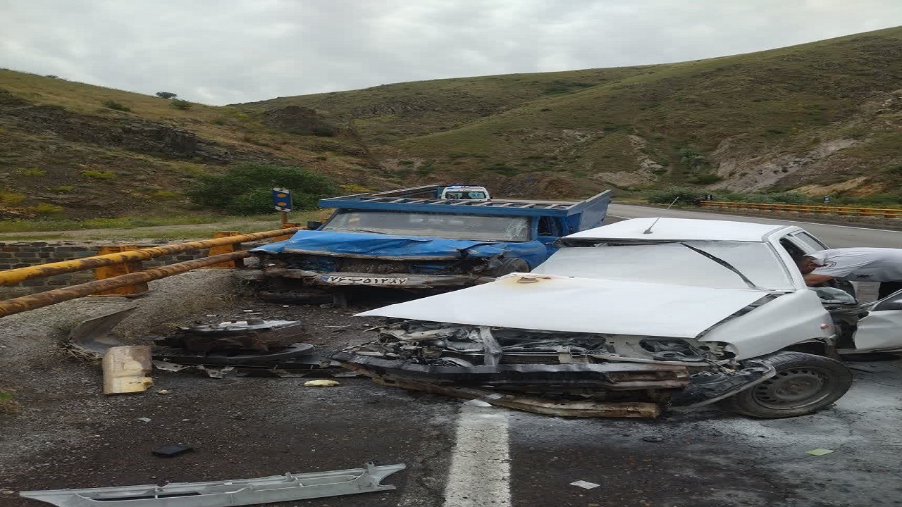 حادثه رانندگی در میانه ۲ کشته برجای گذاشت حادثه رانندگی در میانه ۲ کشته برجای گذاشت
