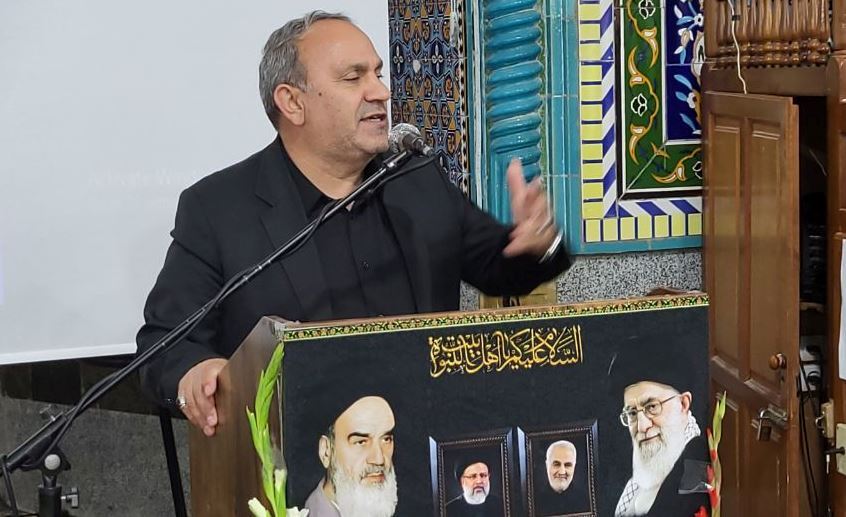 مراسمی به یاد شهید رئیسی و همراهانش در روستای خشکنودهان فومن