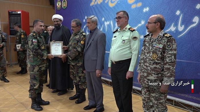 تودیع و معرفی فرمانده تیپ ۳۱۶ ارتش در همدان