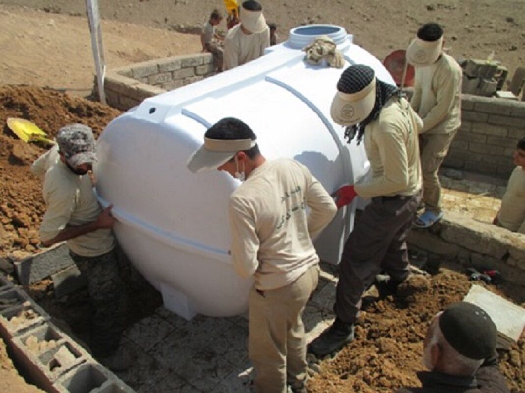 توزیع ۶۶ تانکر آب در شهرستان مرزی هیرمند