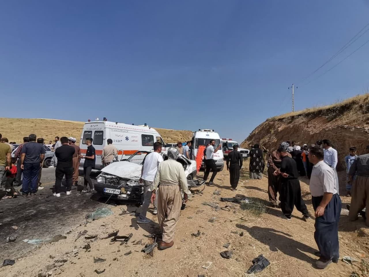 حادثه رانندگی در محور  پیرانشهر- اشنویه