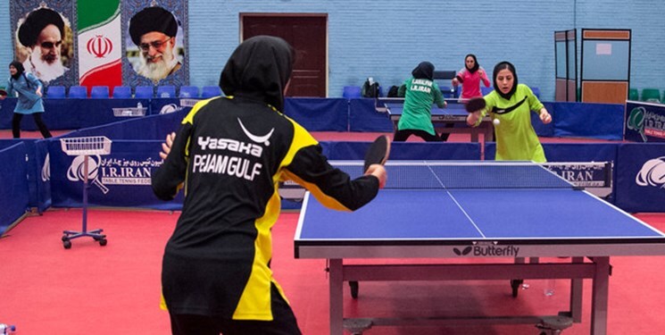 پایان مسابقات انتخابی تنیس روی میز بانوان در یاسوج