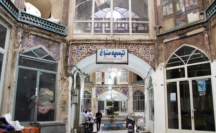 پایان مرمت تیمچه تاریخی «صباغ» کاشان