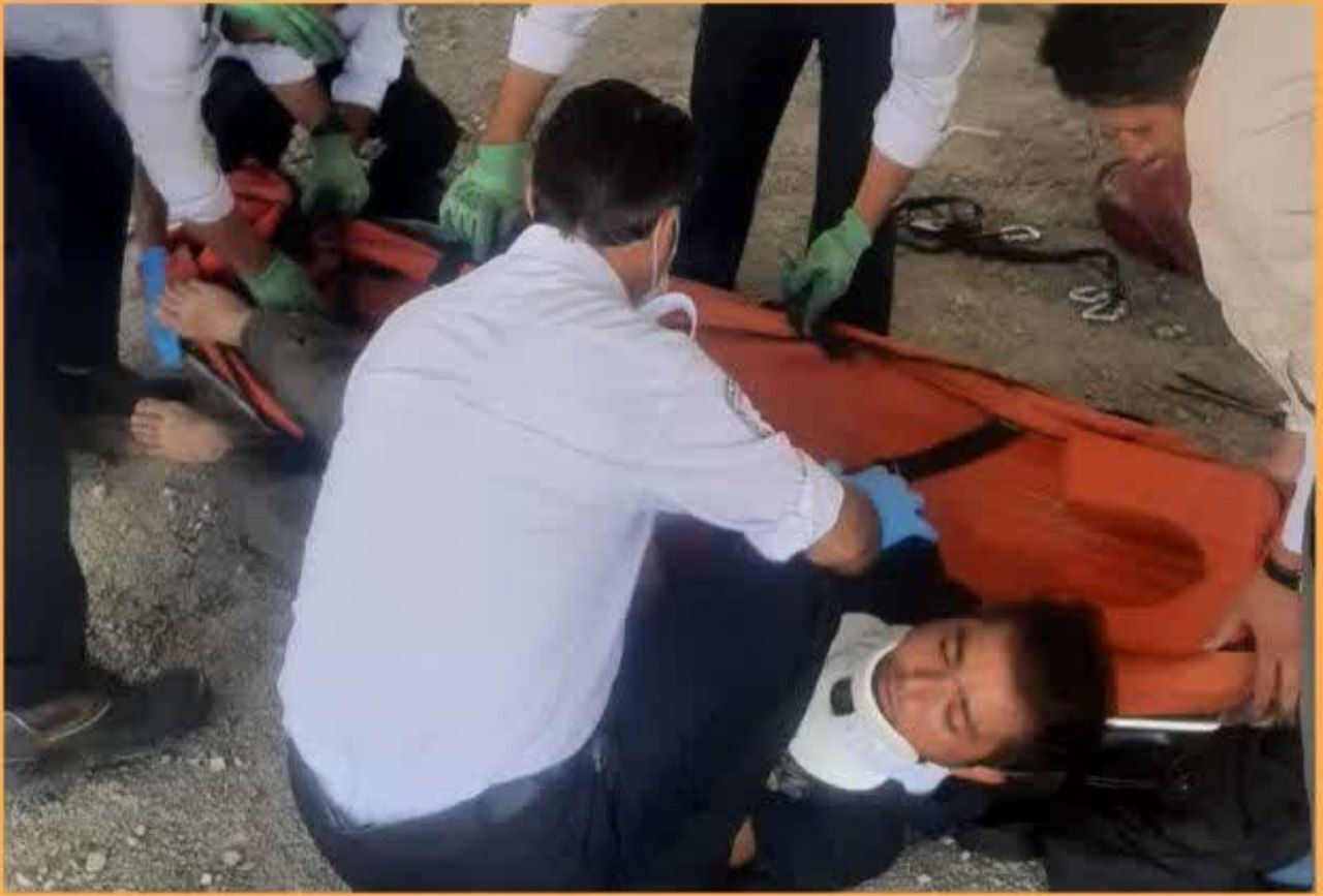 سقوط کارگر ساختمانی در پروژه مسکن ملی نیشابور سقوط کارگر ساختمانی در پروژه مسکن ملی نیشابور