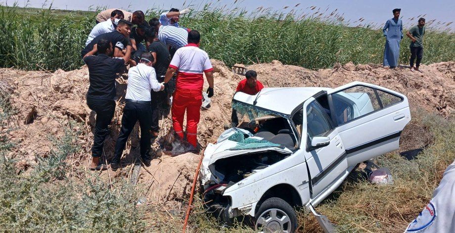 ۵ مصدوم و کشته در حادثه رانندگی محور خرمشهر به اهواز ۵ مصدوم و کشته در حادثه رانندگی محور خرمشهر به اهواز