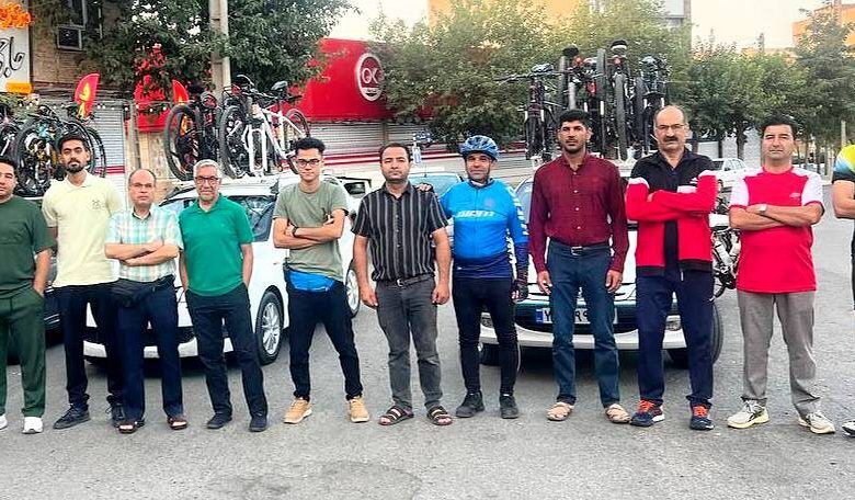 رکابزنی دوچرخه سواران تربت حیدریه از مهران تا کربلا رکابزنی دوچرخه سواران تربت حیدریه از مهران تا کربلا