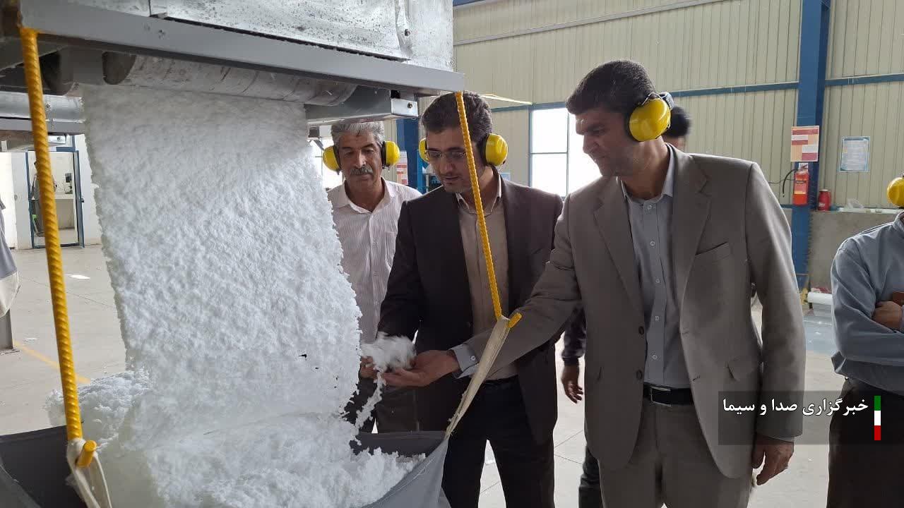 کارخانه الیاف شیشه شهرک صنعتی خضری دشت بیاض وارد مدار کارخانه الیاف شیشه شهرک صنعتی خضری دشت بیاض وارد مدار