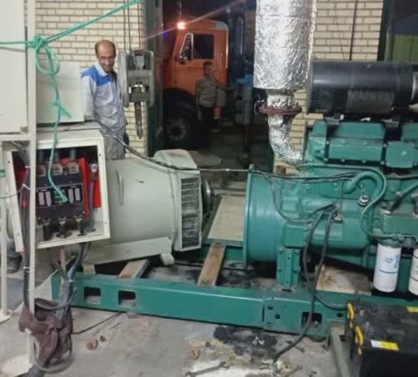 تعمیرات اضطراری دیزل ژنراتور ایستگاه پمپاژ تصفیه‌خانه فاضلاب شهر خوی