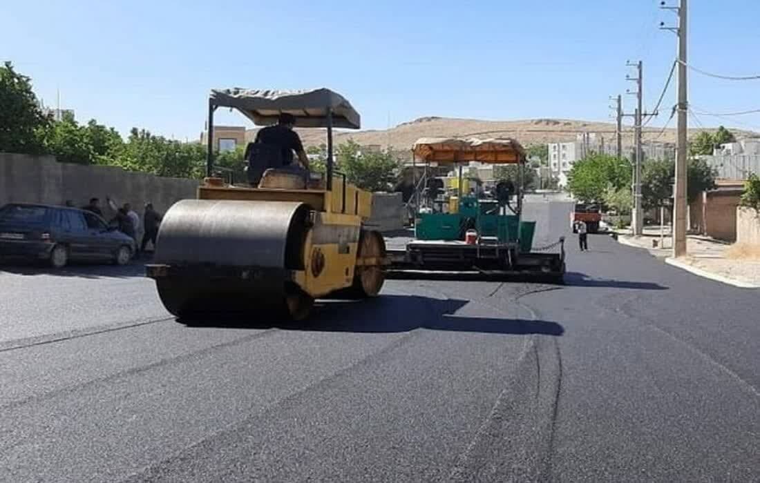 آسفالت معابردر دستور کار شهرداری میاندوآب
