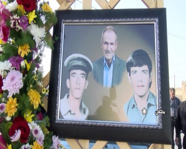 تشییع پدر شهیدان والامقام علیرضا و فرامرز شیخ علی در بختگان