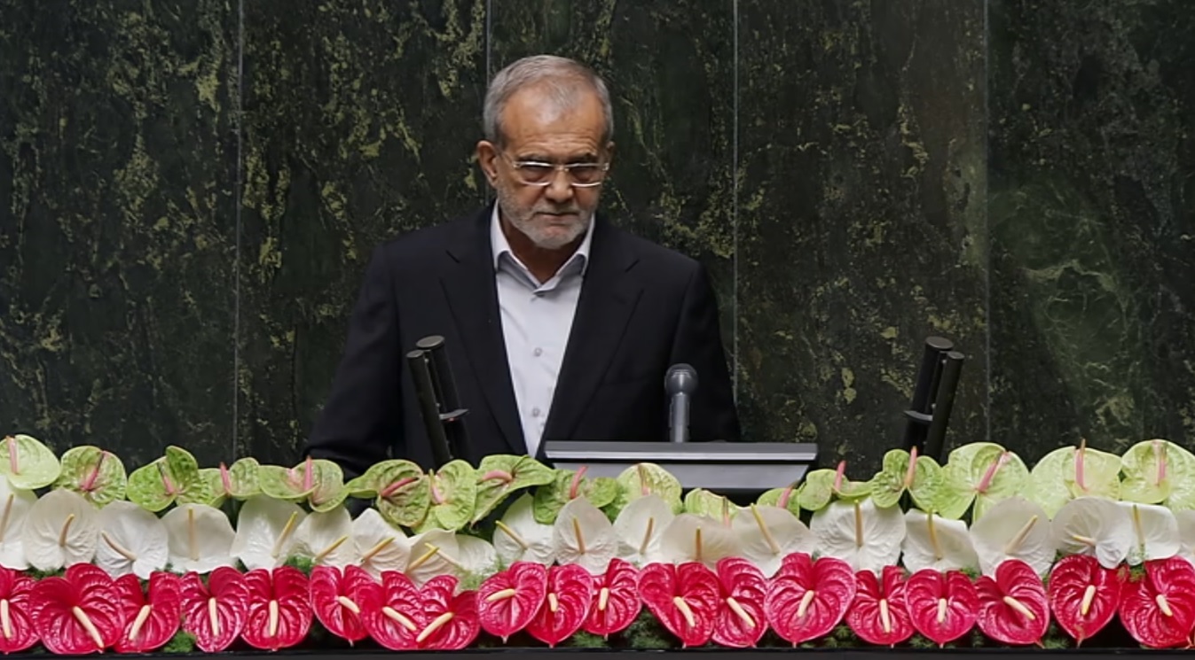 دفاع رئیس جمهور از مردم فلسطین در مراسم تحلیف دفاع رئیس جمهور از مردم فلسطین در مراسم تحلیف
