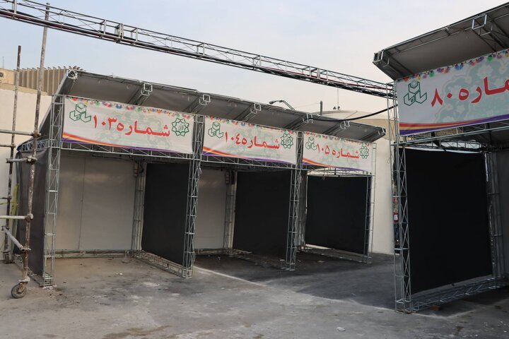 ساماندهی دستفروشان چهارراه ولیعصر در بازارچه سرمد