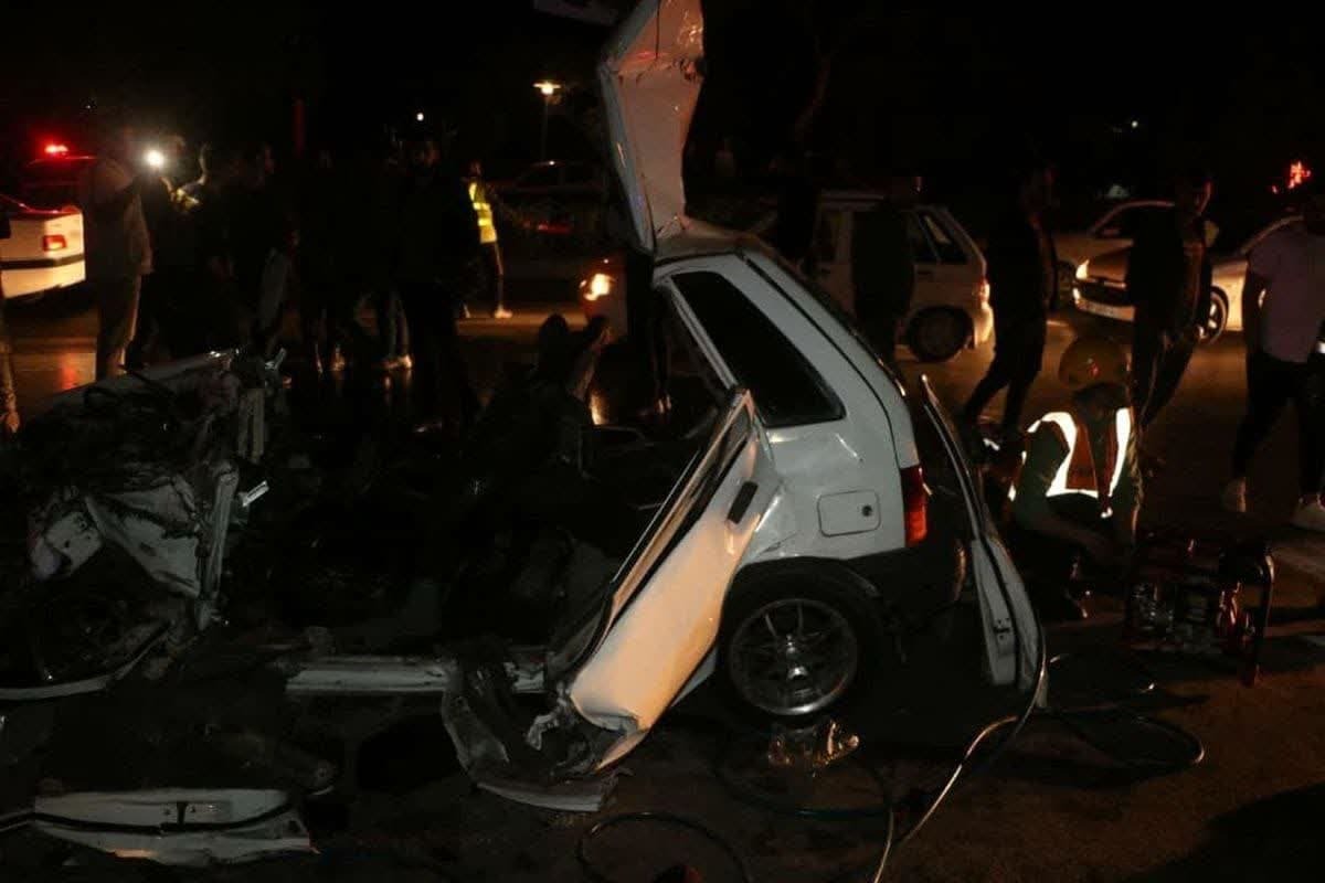 مرگ ۴ نفر بر اثر واژگونی خودروی سواری در ساری مرگ ۴ نفر بر اثر واژگونی خودروی سواری در ساری