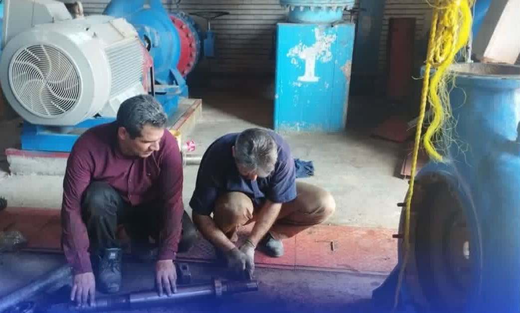 عملیات تعمیر پمپ شماره ۸ ایستگاه پمپاژ سد حسنلو به اتمام رسید عملیات تعمیر پمپ شماره ۸ ایستگاه پمپاژ سد حسنلو به اتمام رسید