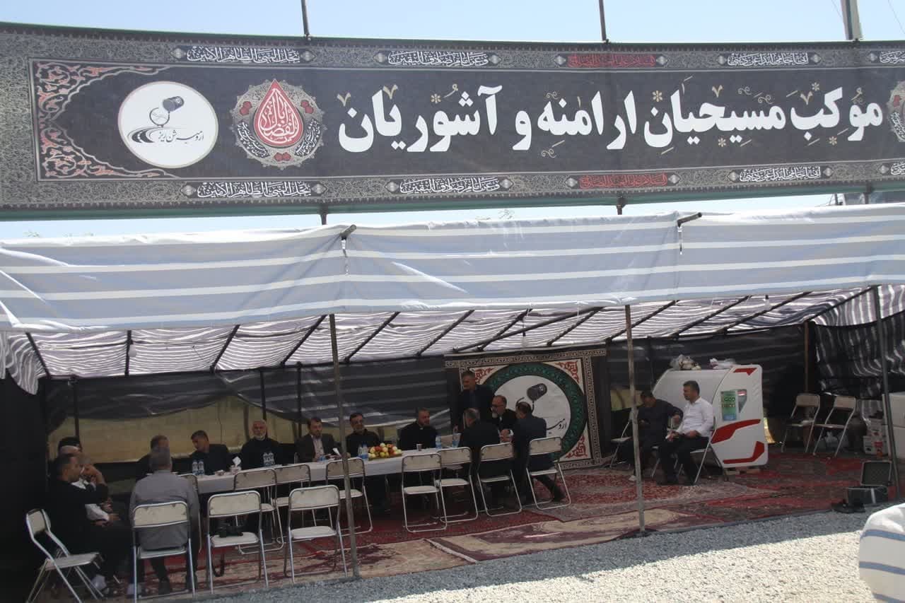 خدمات رسانی موکب مسیحیان در مرز تمرچین خدمات رسانی موکب مسیحیان در مرز تمرچین