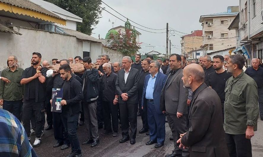 آسمانی شدن مادر شهید جاوید الاثر حسین محبوب خیرخواه در رشت