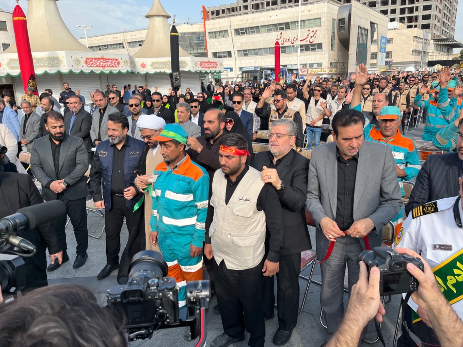 برگزاری مراسم اذن خدمت ویژه دهه پایانی صفر در مشهد