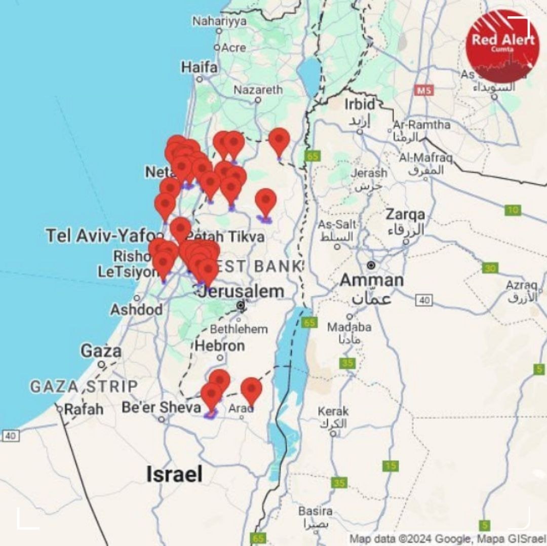 حمله موشکی سپاه پاسداران به سرزمین های اشغالی حمله موشکی سپاه پاسداران به سرزمین های اشغالی
