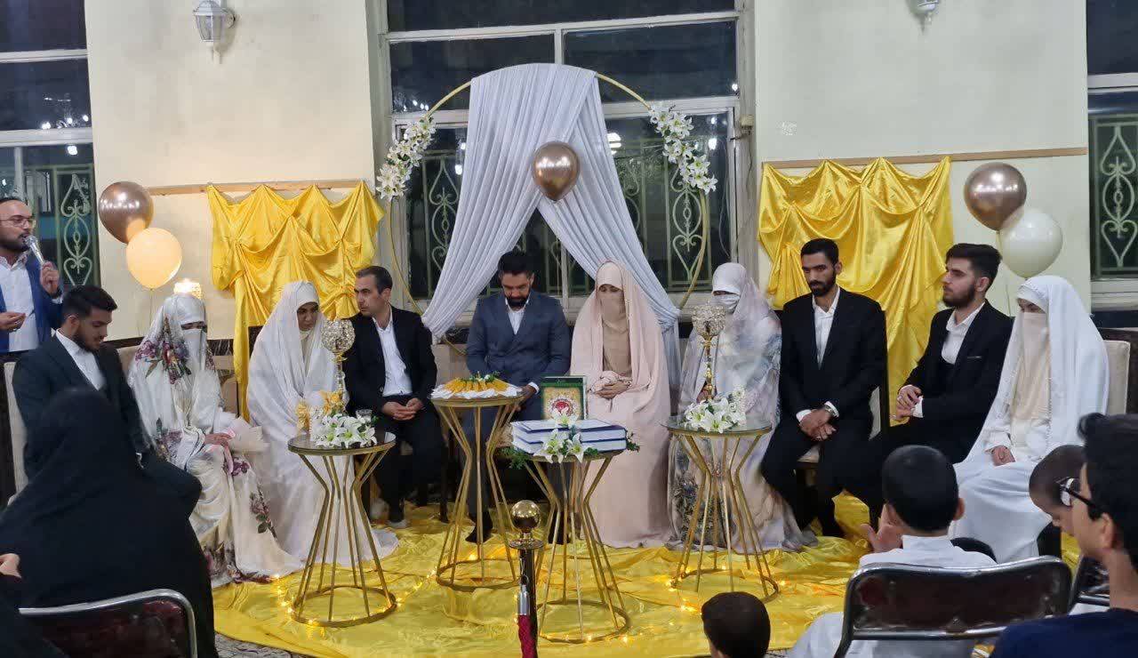 برگزاری مراسم ازدواج ۵ زوج جوان مشهدی در مسجد الاقصی برگزاری مراسم ازدواج ۵ زوج جوان مشهدی در مسجد الاقصی