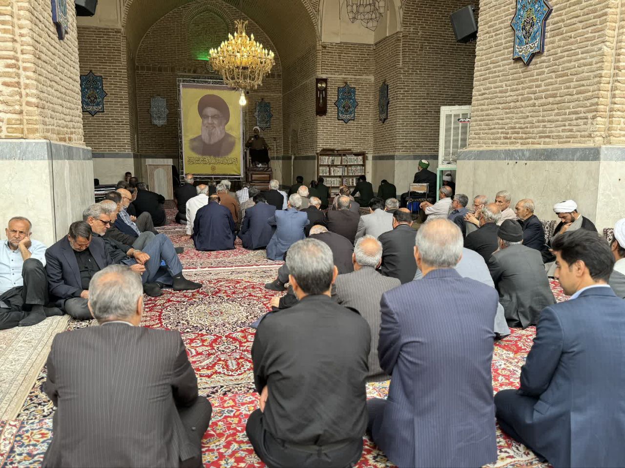 برگزاری مراسم بزرگداشت رهبر جبهه مقاومت در مسجد جامع سبزوار برگزاری مراسم بزرگداشت رهبر جبهه مقاومت در مسجد جامع سبزوار