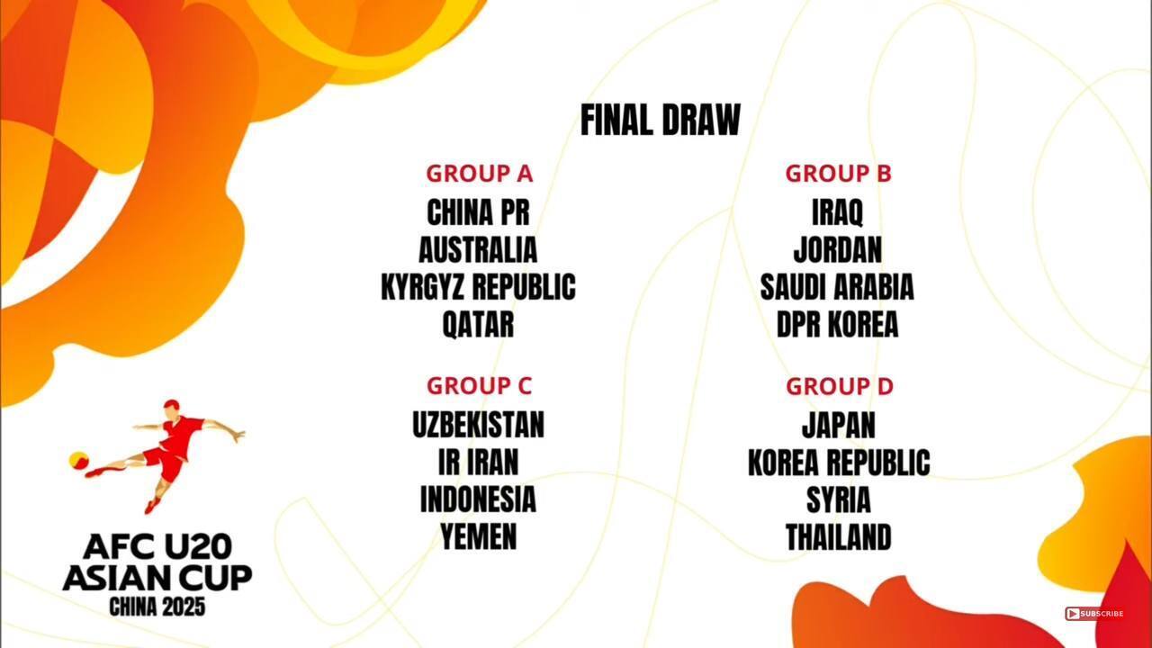 همگروهی تیم جوانان ایران با ازبکستان، اندونزی و یمن همگروهی تیم جوانان ایران با ازبکستان، اندونزی و یمن