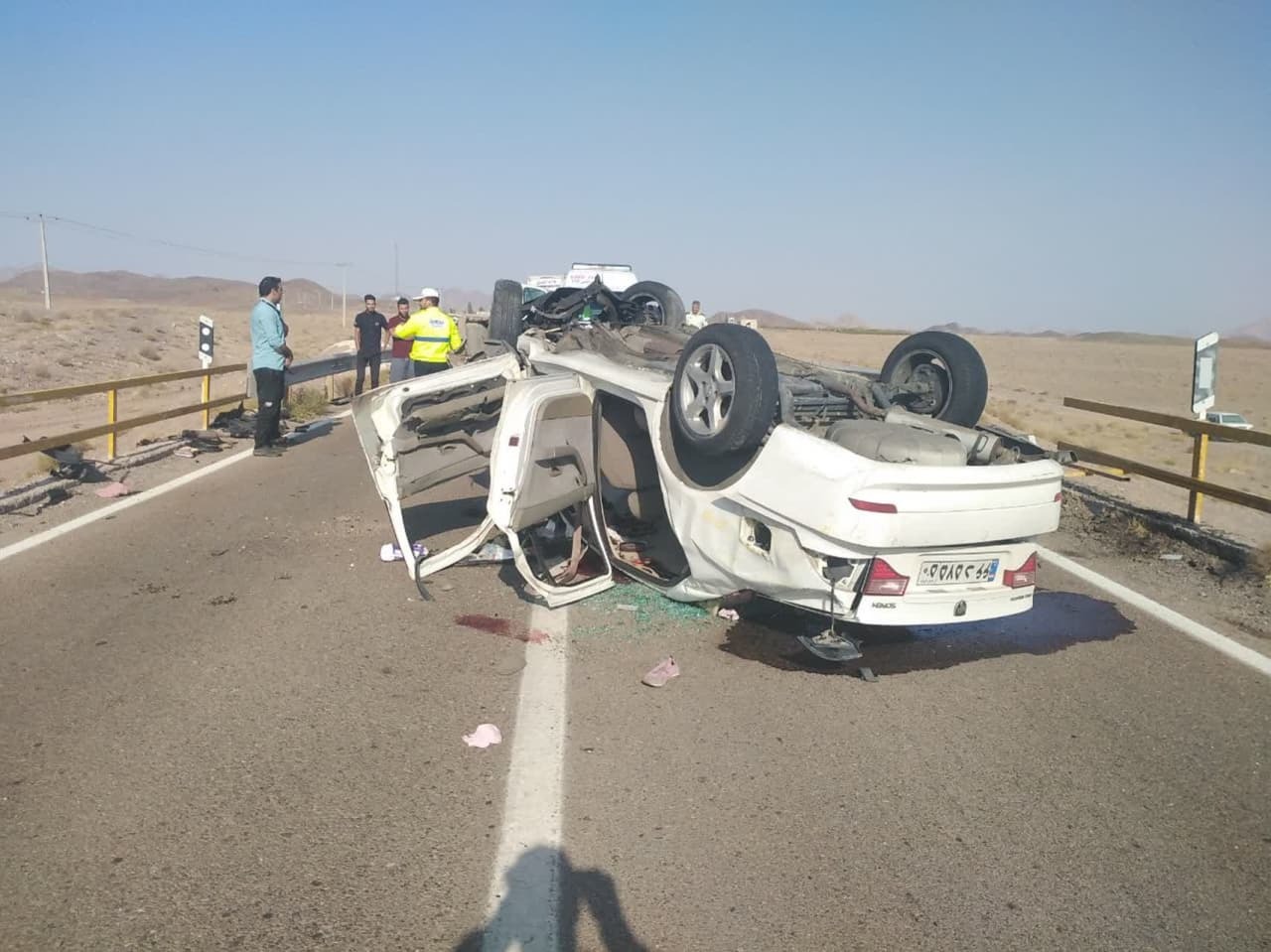 یک کشته و دومصدوم بر اثر واژگونی خودرو سواری سمند در محور بجستان گناباد یک کشته و دومصدوم بر اثر واژگونی خودرو سواری سمند در محور بجستان گناباد