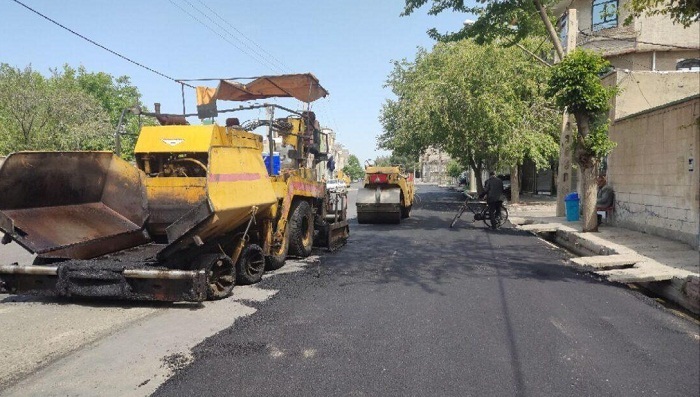 آسفالت ۴۰۰ هزار مترمربع از معابر میاندوآب آسفالت ۴۰۰ هزار مترمربع از معابر میاندوآب