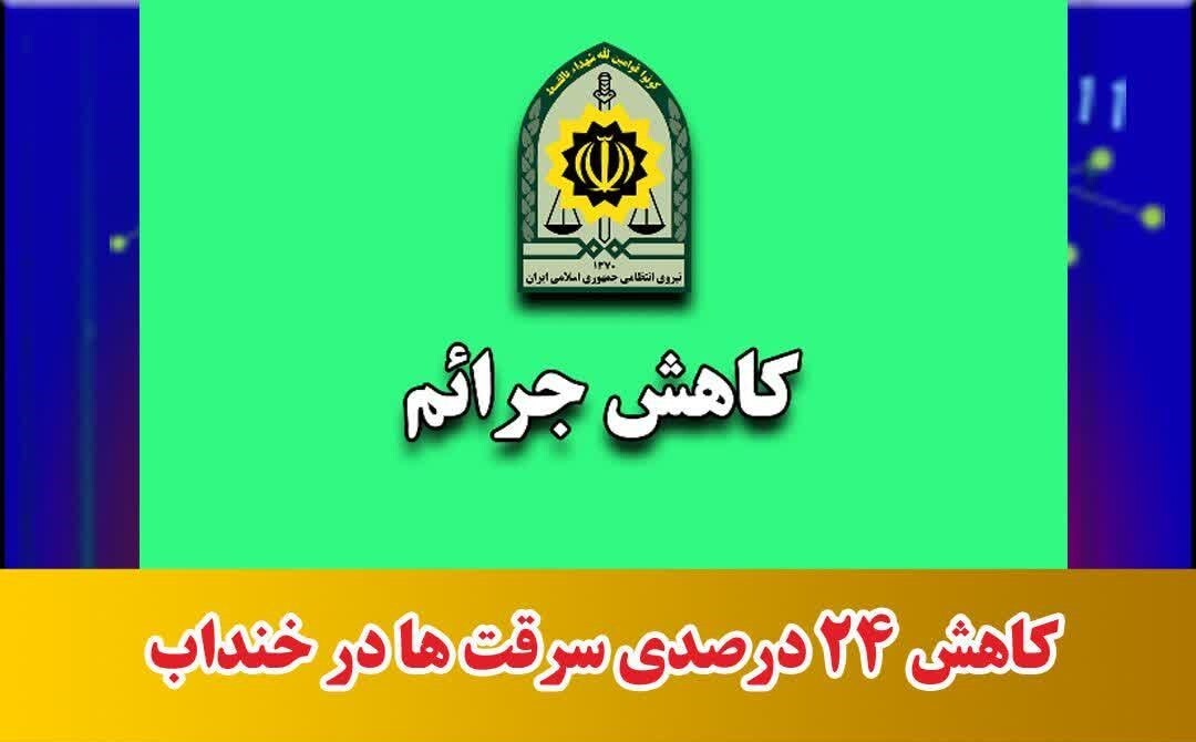 کاهش ۲۴ درصدی سرقتها در خنداب کاهش ۲۴ درصدی سرقتها در خنداب