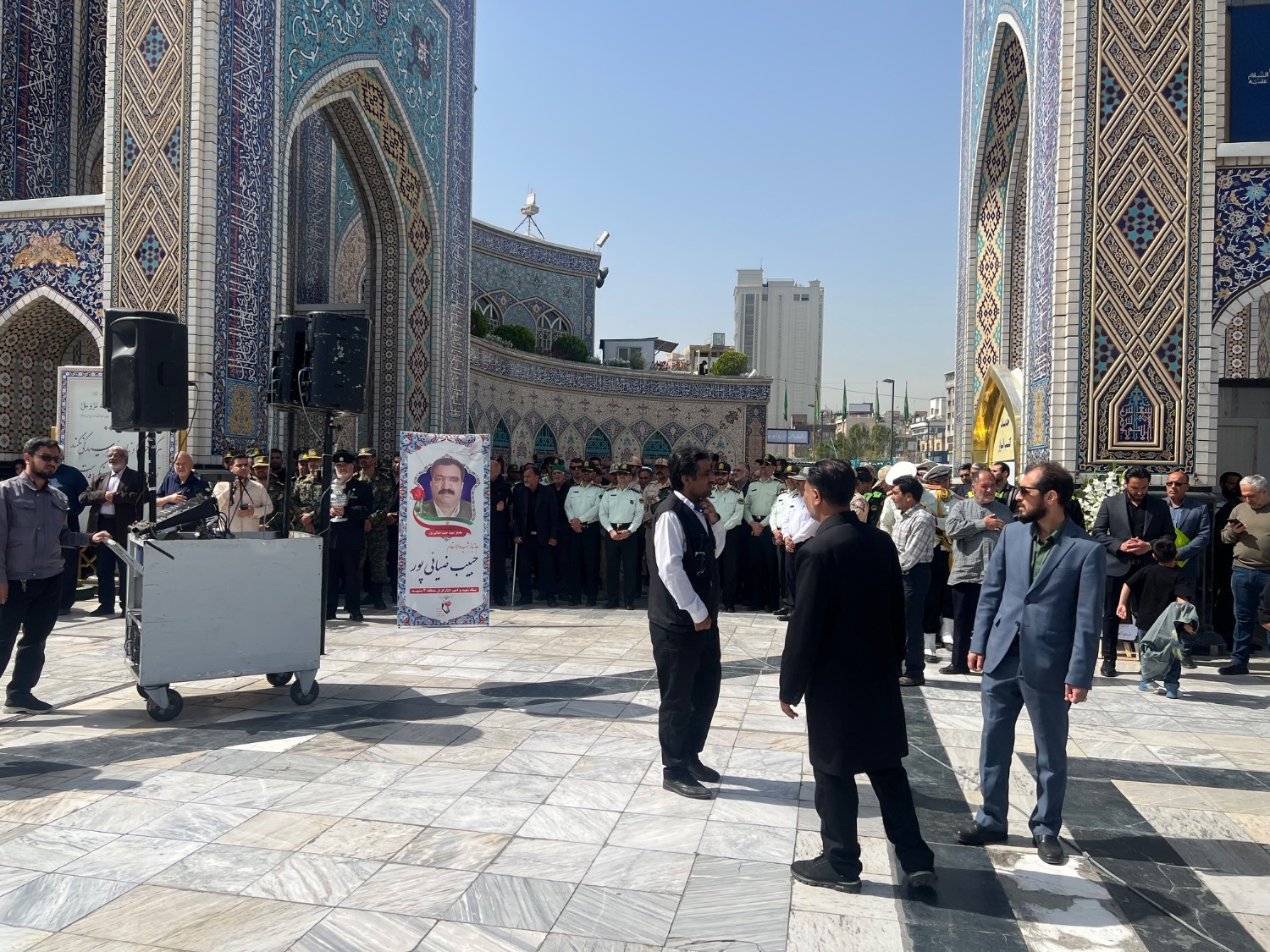 تشییع شهید جانباز ۷۰ درصد در مشهد