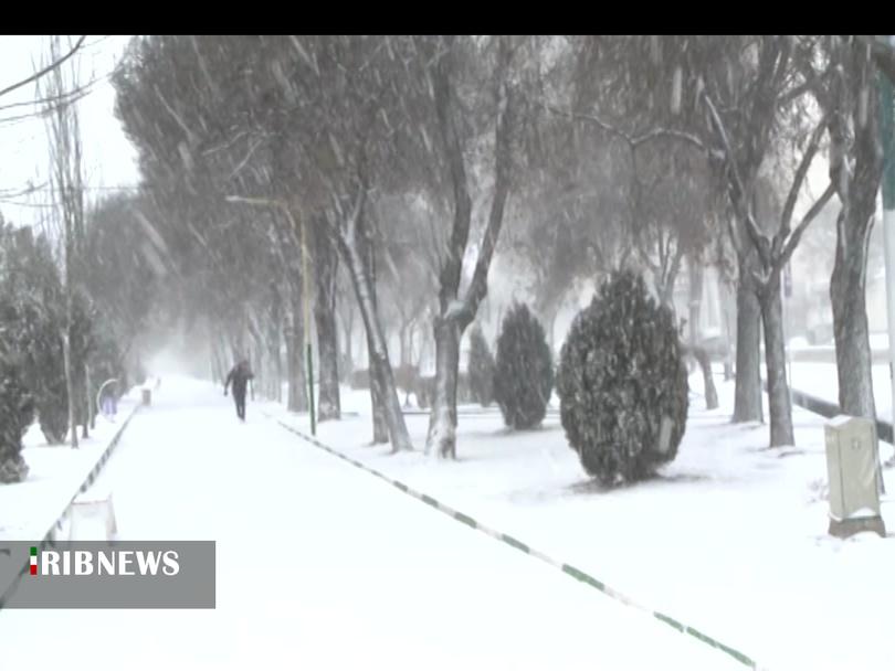 بارش برف در برخی از مناطق اردبیل بارش برف در برخی از مناطق اردبیل