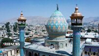 غبارروبی حرم مطهر حضرت سید علاءالدین حسین علیه السلام